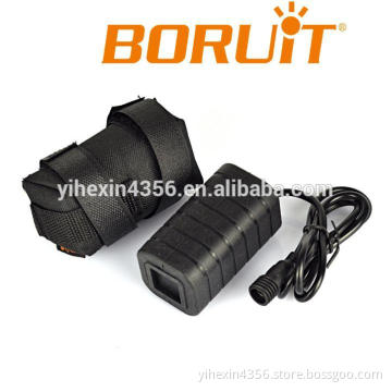 Boruit Waterproof Battery Pack 6400mAh 8.4v 18650 Li-ion Rechargeable Battery Pack for Bicycle Bike